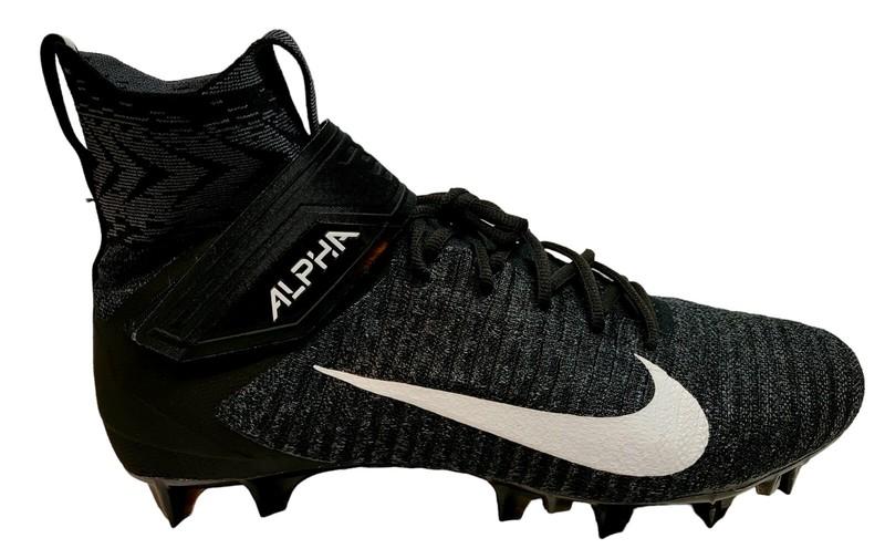 Size 13.5 - Nike Alpha Menace Elite 2 Wide Black White