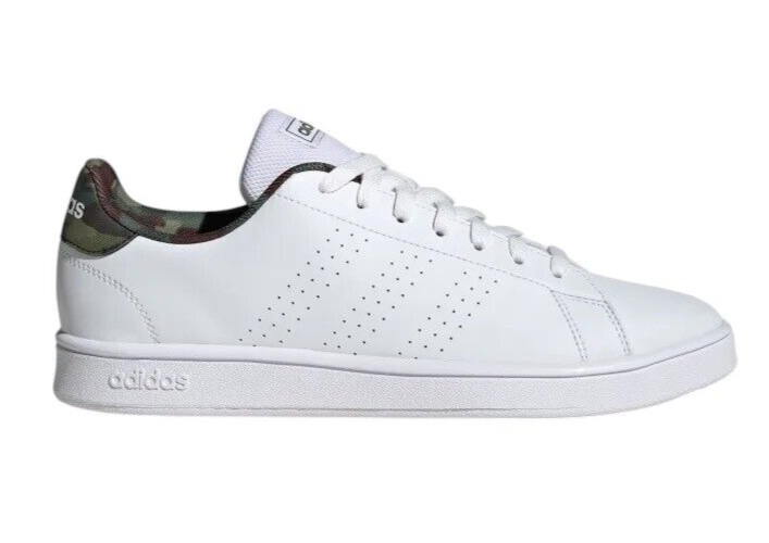 Size 13 - Adidas Advantage Base White Camo