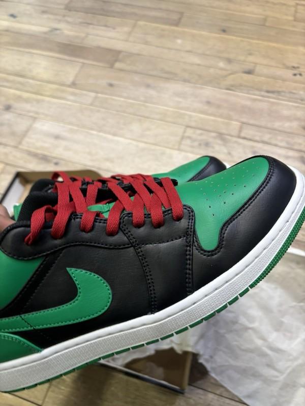 Size 13 - Air Jordan 1 Low Black Lucky Green