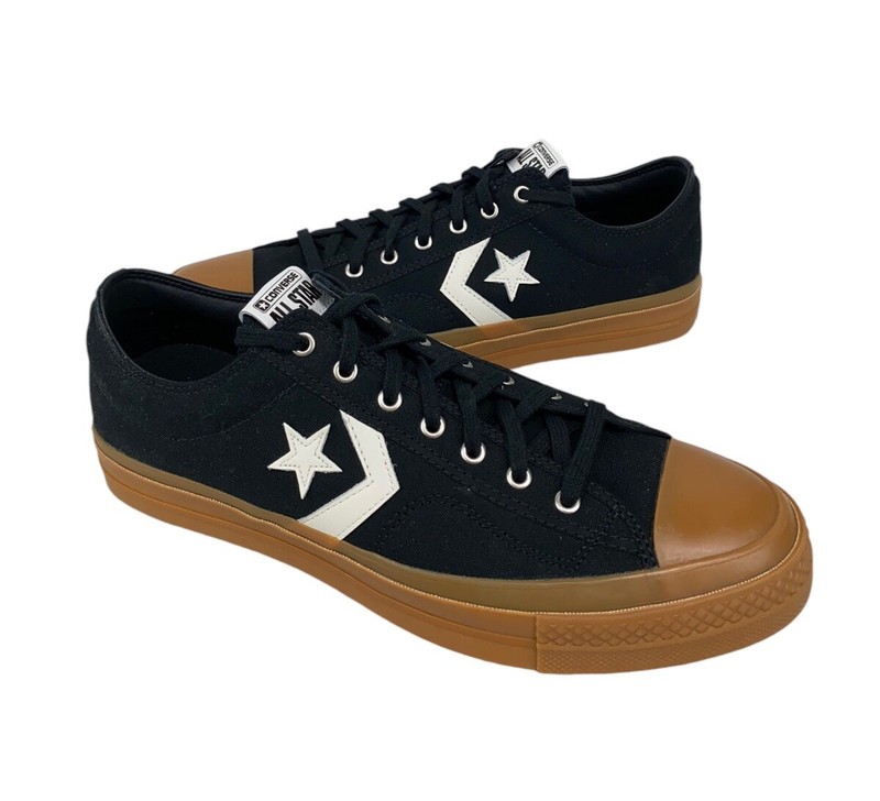 Size 13 - Converse Star Player 76 Low Black Gum