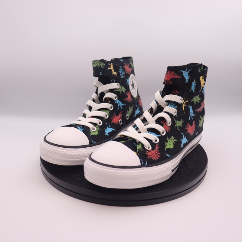 Size 3 (PS) - Converse Chuck Taylor All Star High Easy On Dinosaurs