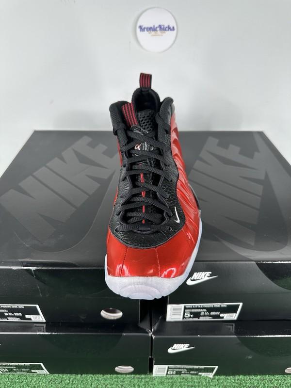 Size 4/5/6.5 GS Nike Little Posite One 2023 Mid Metallic Red - FJ1258-600