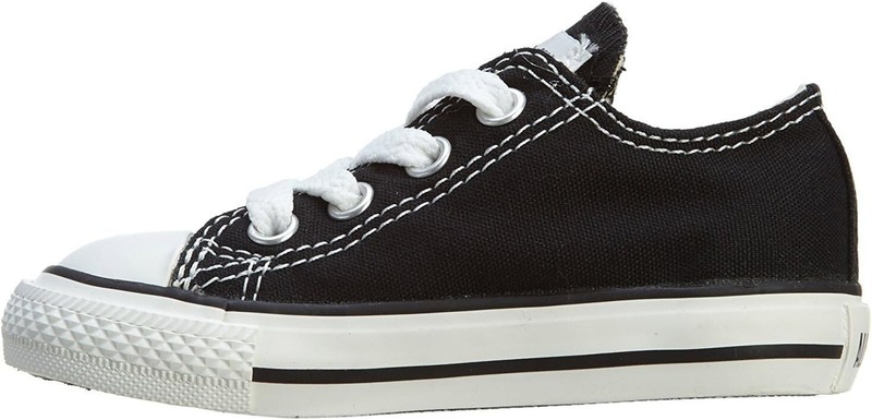 Size 4 - Boys' Converse Chuck Taylor All Star Low Top Toddler 4T Black 7J235