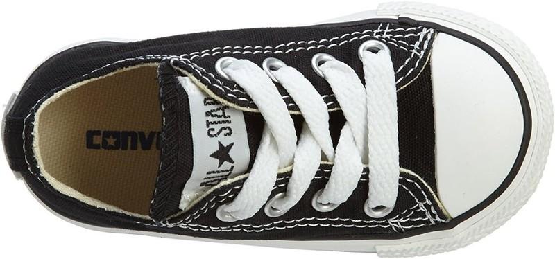 Size 4 - Boys' Converse Chuck Taylor All Star Low Top Toddler 4T Black 7J235