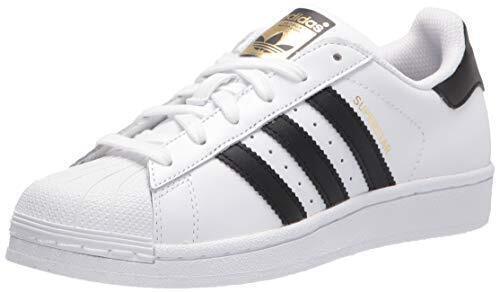 Size 4 (GS) - adidas Superstar Low White Black - FU7712