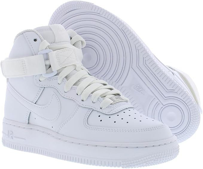 Size 4 (GS) - Nike Air Force 1 LE Mid Triple White