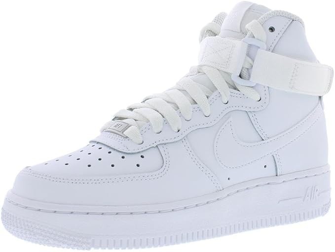 Size 4 (GS) - Nike Air Force 1 LE Mid Triple White
