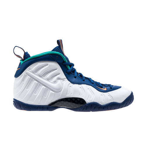 Size 4 (GS) - Nike Little Posite Pro Mid Neptune Green