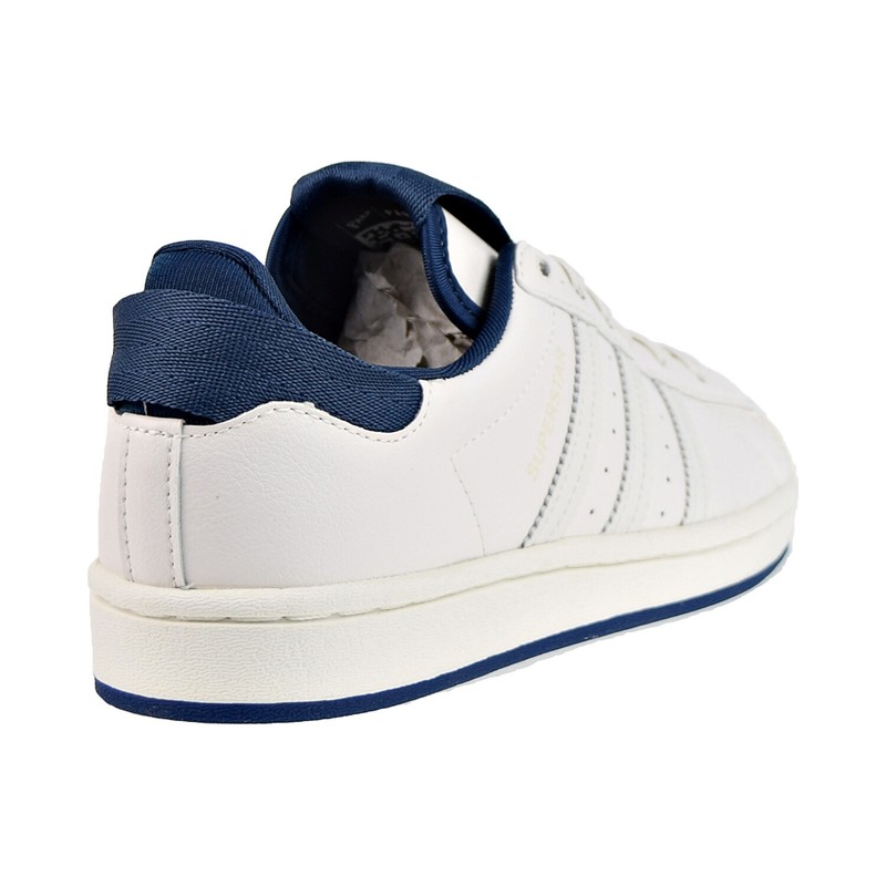 Size 5.5 (GS) - Adidas Superstar Low Chalk White Crew Navy