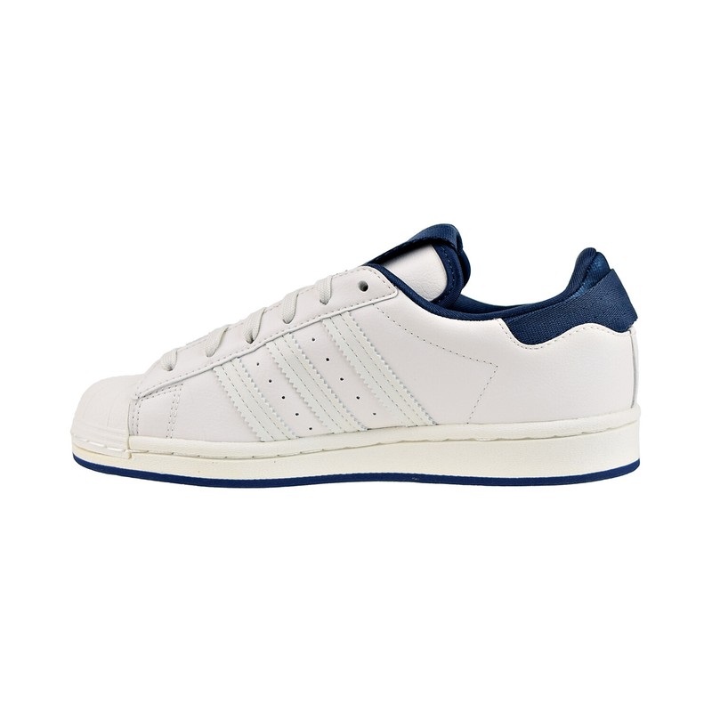Size 5.5 (GS) - Adidas Superstar Low Chalk White Crew Navy