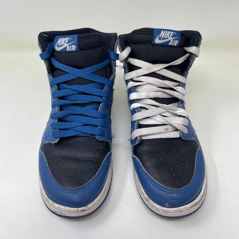 Size 5.5 (GS) - Jordan 1 Retro OG Mid Dark Marina Blue
