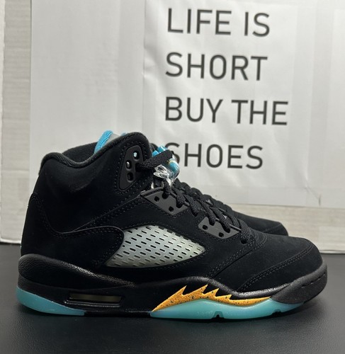 Size 5.5 (GS) - Jordan 5 Retro Mid Aqua