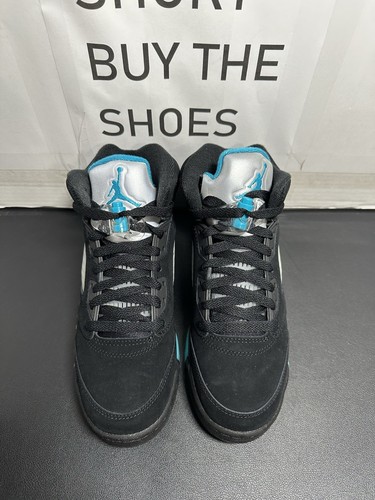 Size 5.5 (GS) - Jordan 5 Retro Mid Aqua