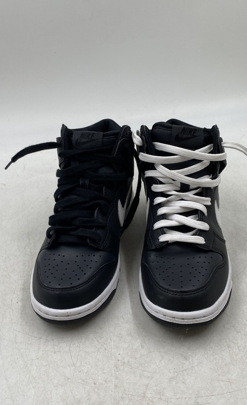 Size 5.5 (GS) - Nike Dunk High Anthracite White