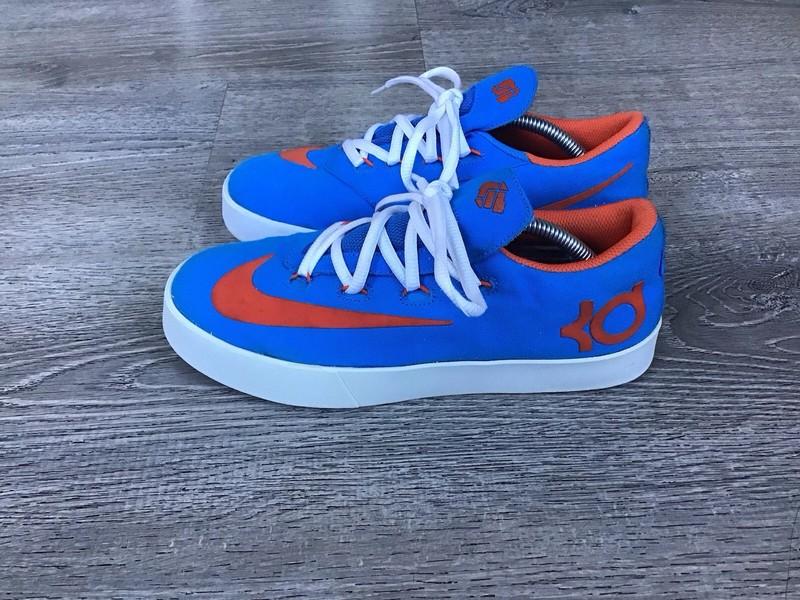 Size 5.5 (GS) - Nike KD Vulc Low Blue - 642085-400
