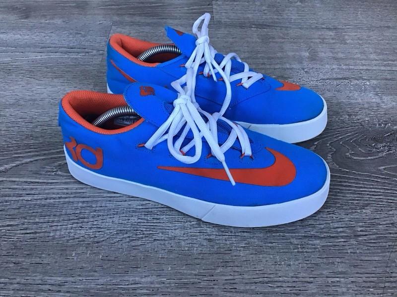 Size 5.5 (GS) - Nike KD Vulc Low Blue - 642085-400