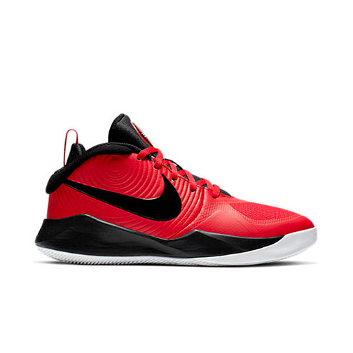 Size 5.5 (GS) - Nike Team Hustle D9 Mid University Red