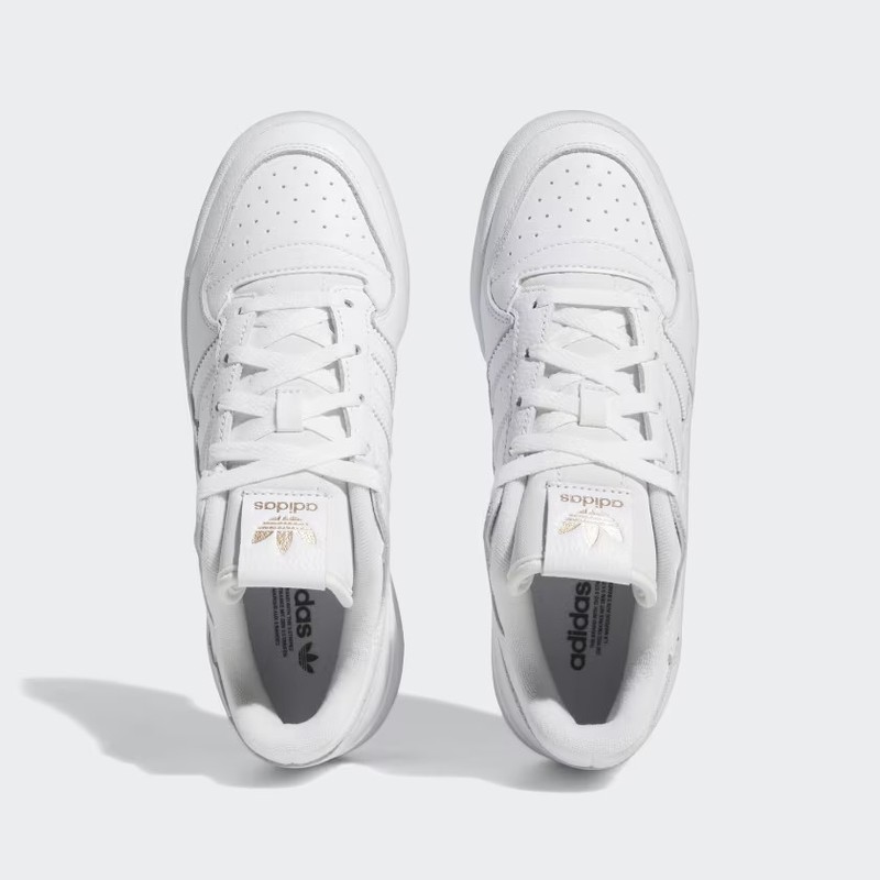 Size 5 - Adidas Forum CL Low White Purple Burst W