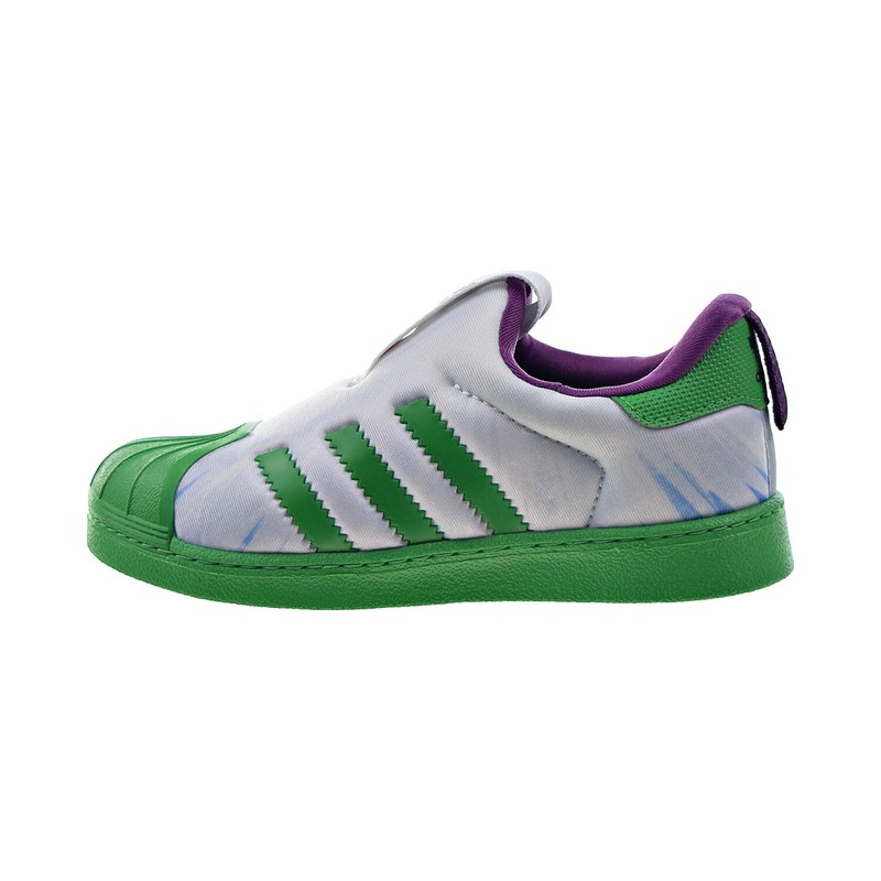 Size 5 (GS) - Adidas Superstar 360 X Marvel Low Hulk - FY2509