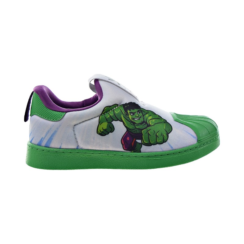 Size 5 (GS) - adidas Superstar 360 x Marvel Low Hulk - FY2509