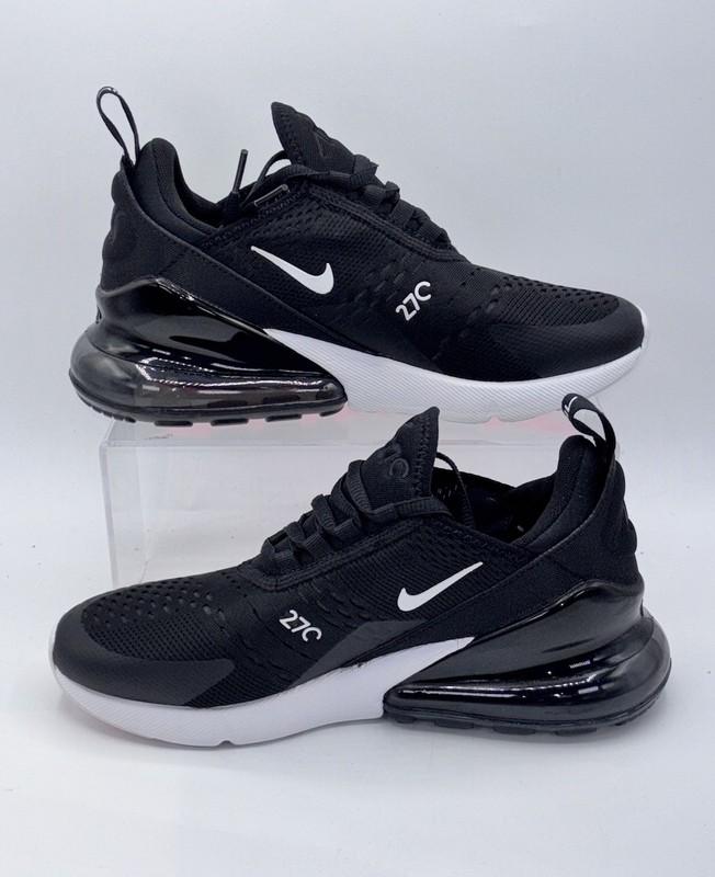Size 5 (GS) - Nike Air Max 270 Low Triple Black - 943345-001