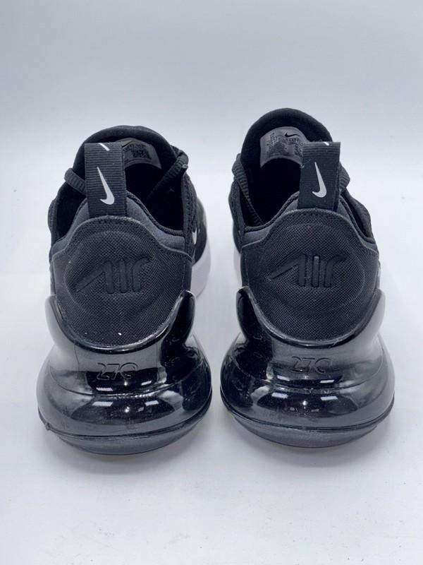 Size 5 (GS) - Nike Air Max 270 Low Triple Black - 943345-001