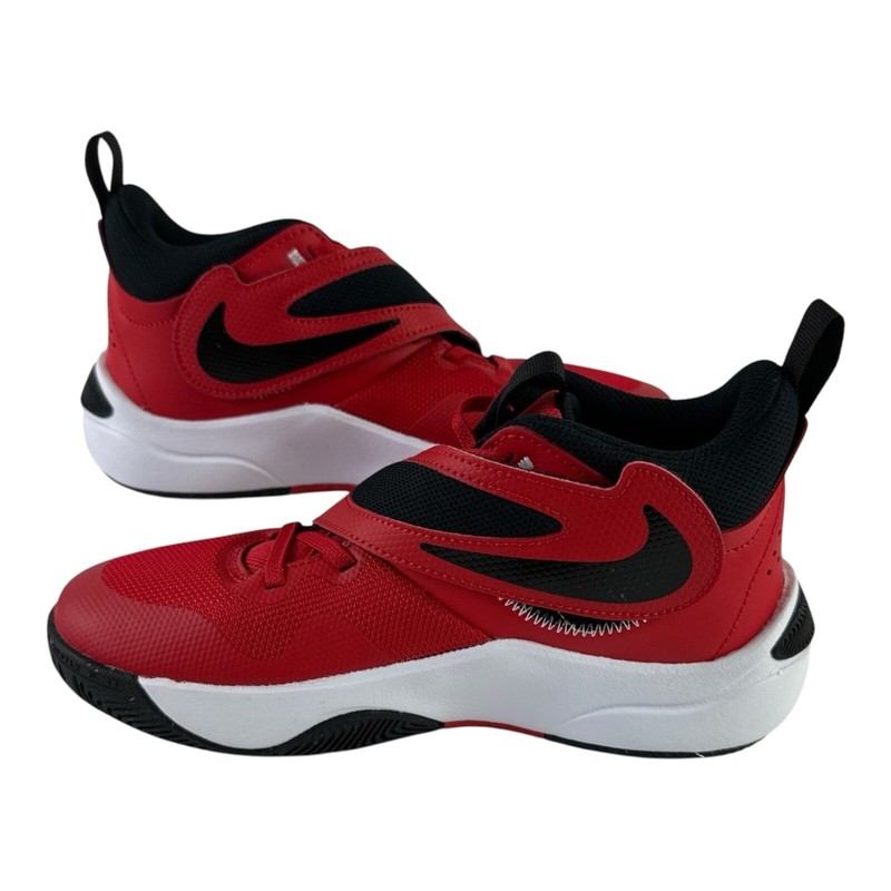Size 5 (GS) - Nike Team Hustle D11 Low University Red