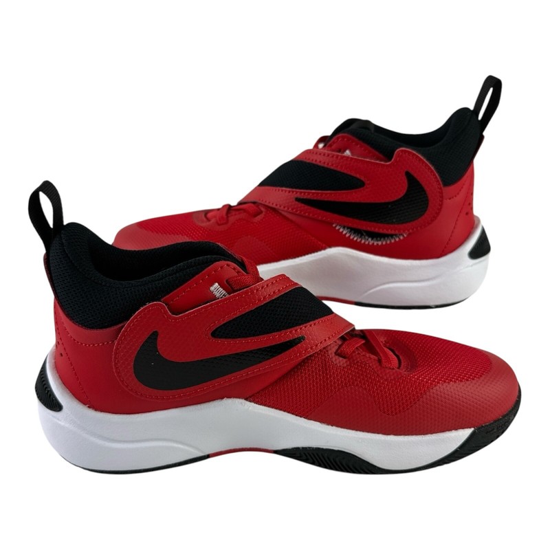 Size 5 (GS) - Nike Team Hustle D11 Low University Red