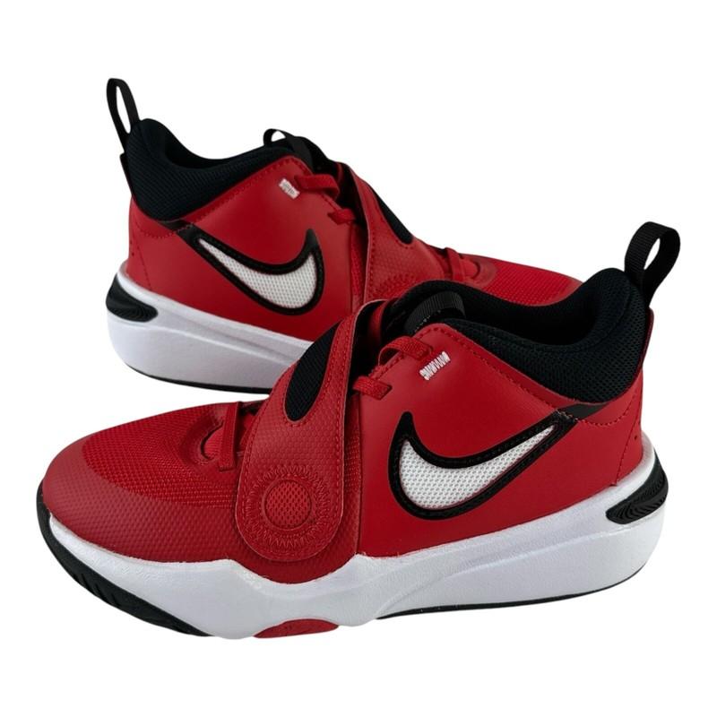 Size 5 (GS) - Nike Team Hustle D11 Low University Red