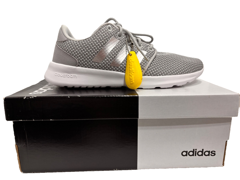 Size 6.5 - Adidas Cloudfoam QT Racer Light Granite W