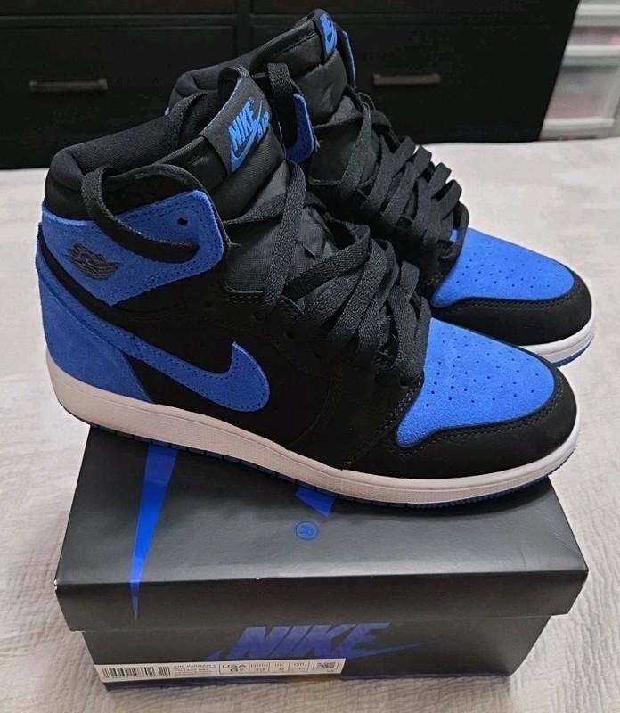 Size 6.5 (GS) - Jordan 1 High Retro OG Royal Reimagined 2023