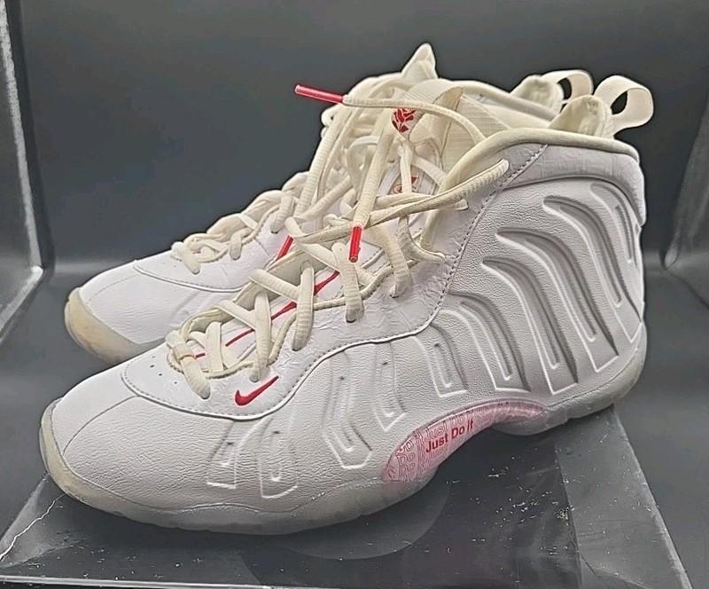 Size 6.5 (GS) - Nike Little Posite One Mid Thank You Plastic Bag