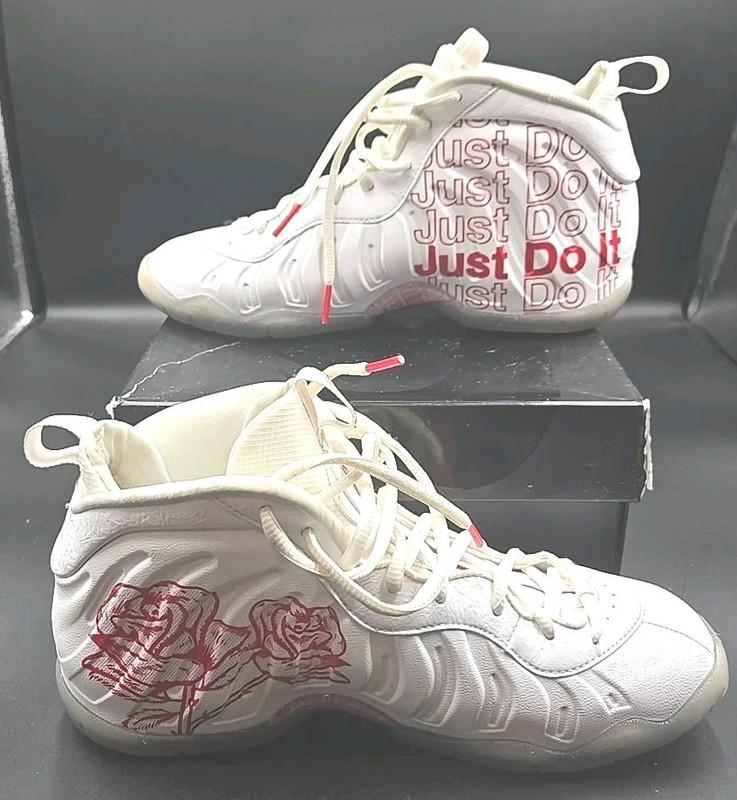 Size 6.5 (GS) - Nike Little Posite One Mid Thank You Plastic Bag