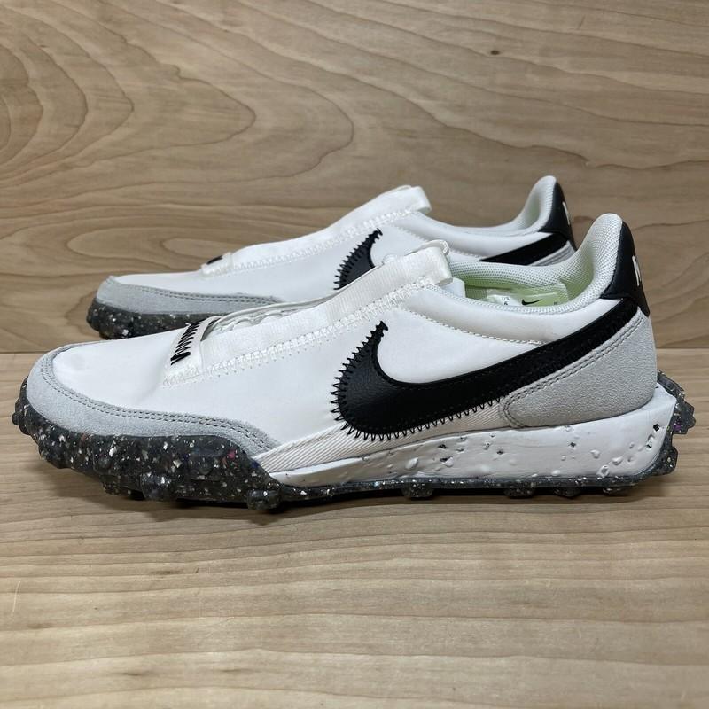 Size 6.5 - Nike Waffle Racer Crater White Black W