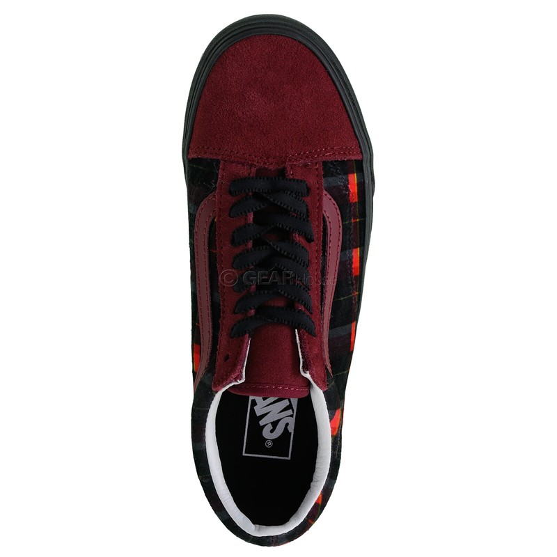 Size 6.5 - VANS Old Skool Stackform Velvet Plaid