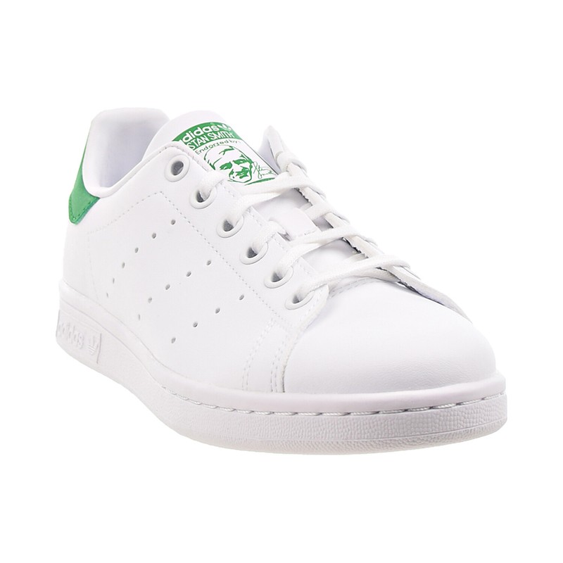 Size 6 (GS) - Adidas Stan Smith Primegreen Low White Green 2021