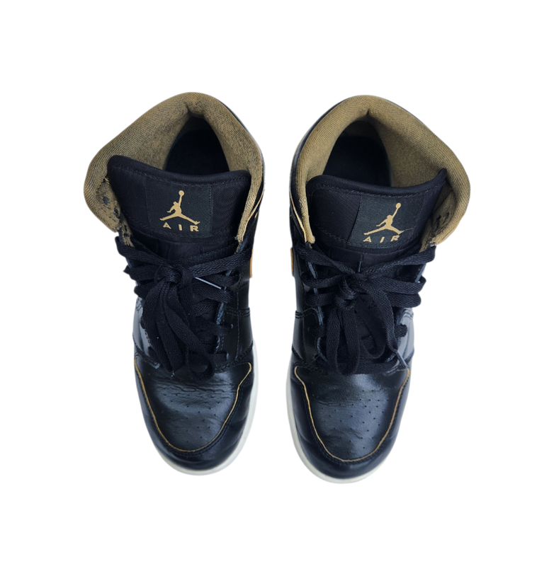 Size 6 (GS) - Jordan 1 Retro Mid Royalty Black