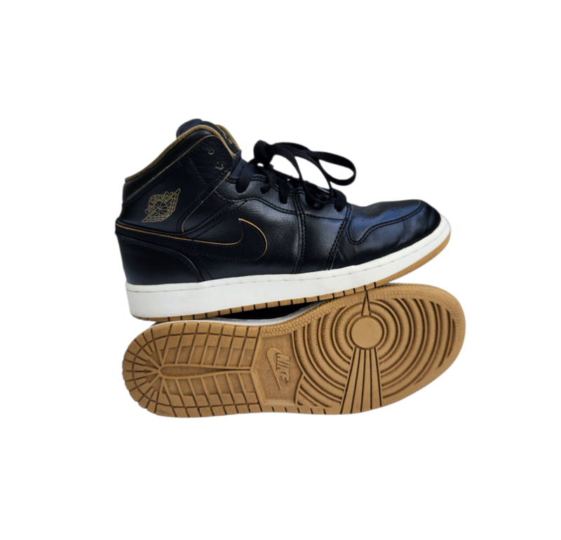 Size 6 (GS) - Jordan 1 Retro Mid Royalty Black