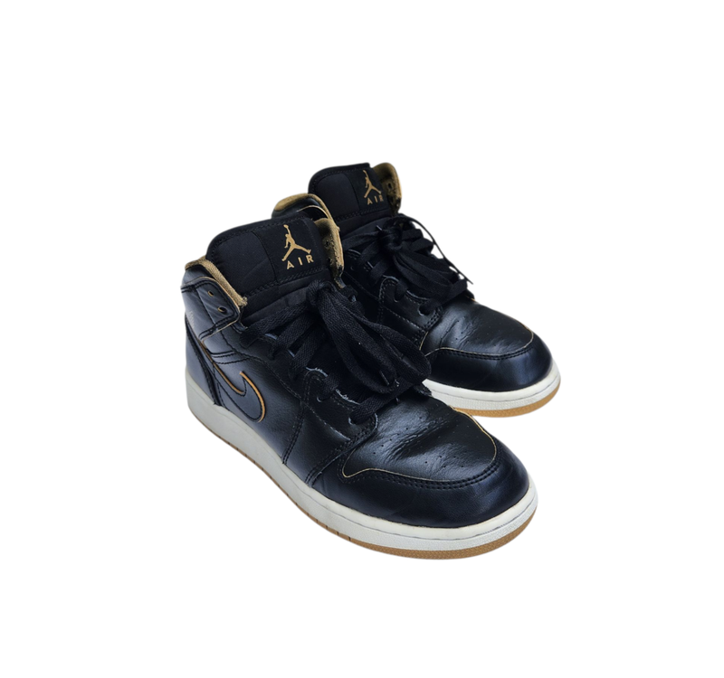 Size 6 (GS) - Jordan 1 Retro Mid Royalty Black