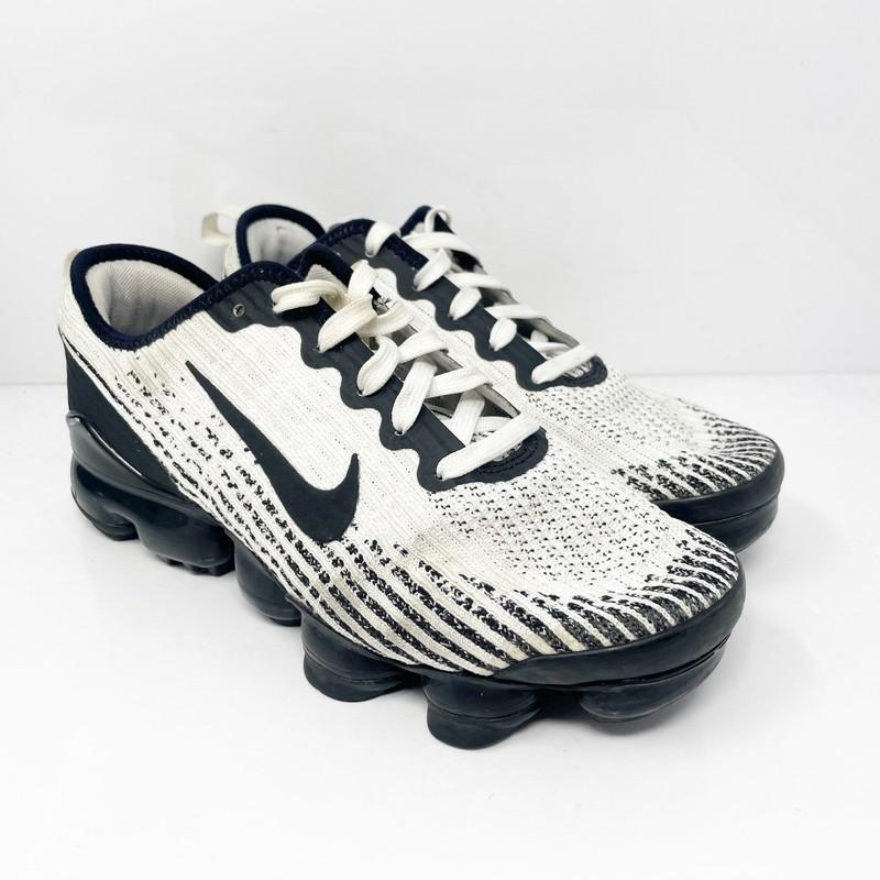 Size 6 (GS) - Nike Air VaporMax Flyknit 3 Low White Black
