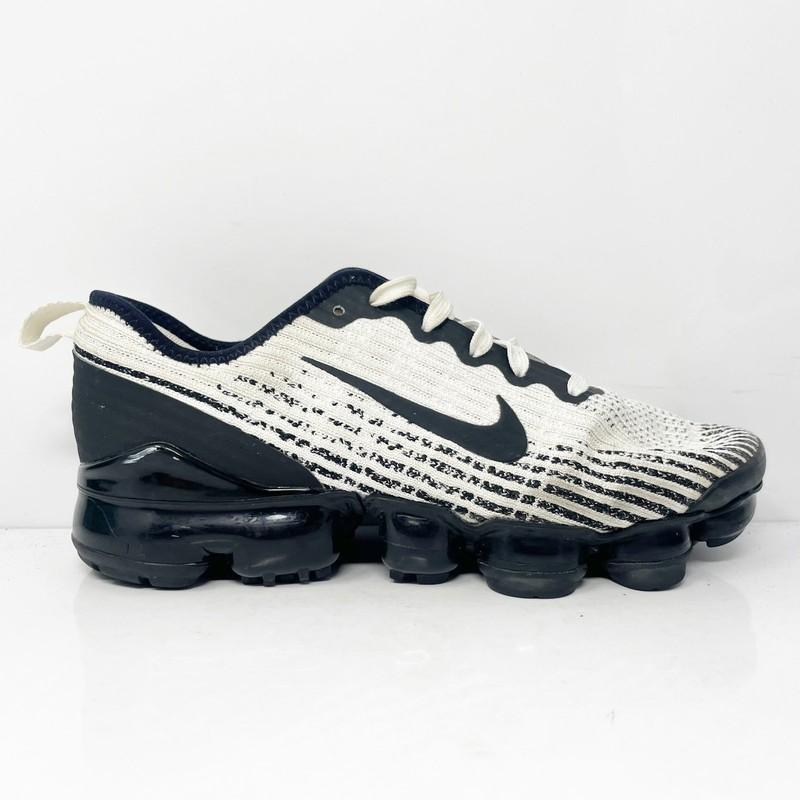 Size 6 (GS) - Nike Air VaporMax Flyknit 3 Low White Black