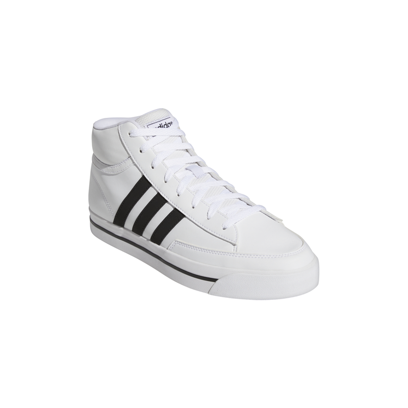 Size 7.5 - Adidas Retrovulc Mid White Black