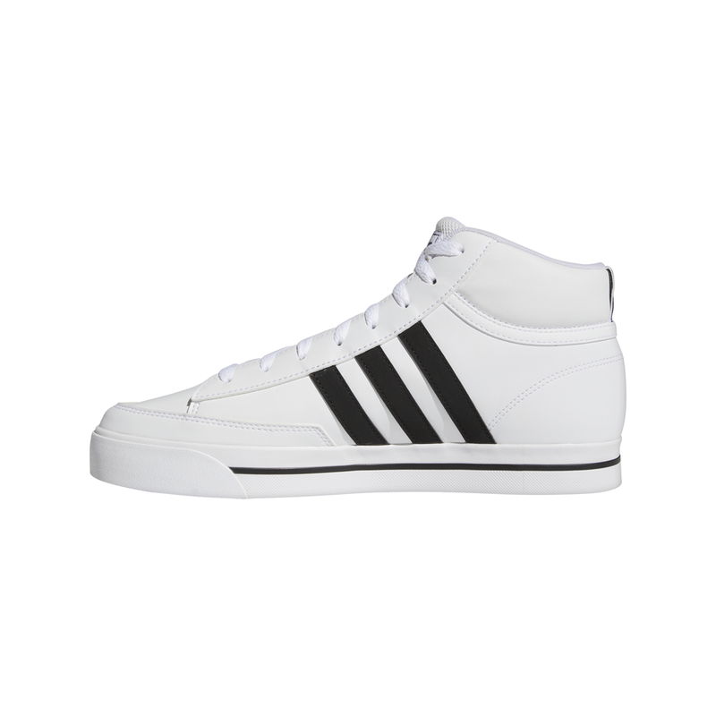Size 7.5 - Adidas Retrovulc Mid White Black