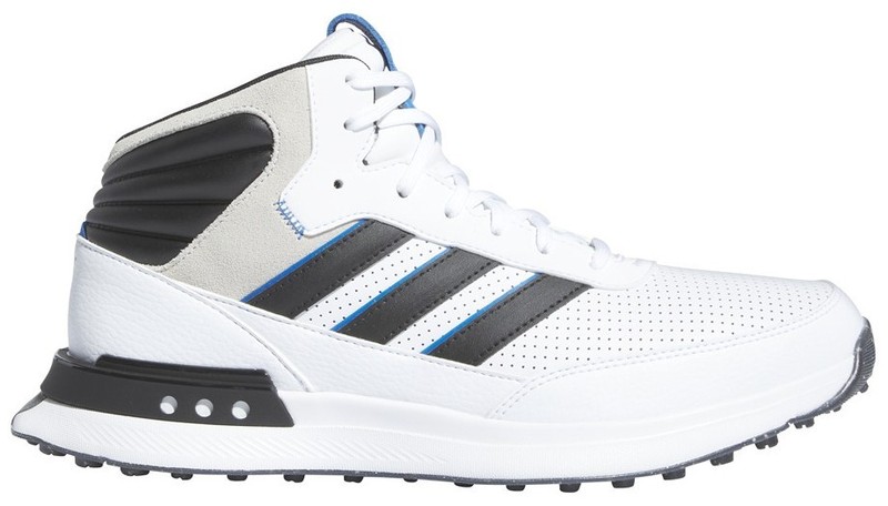 Size 7.5 - adidas S2G Spikeless Golf Mid White Black Bright Royal