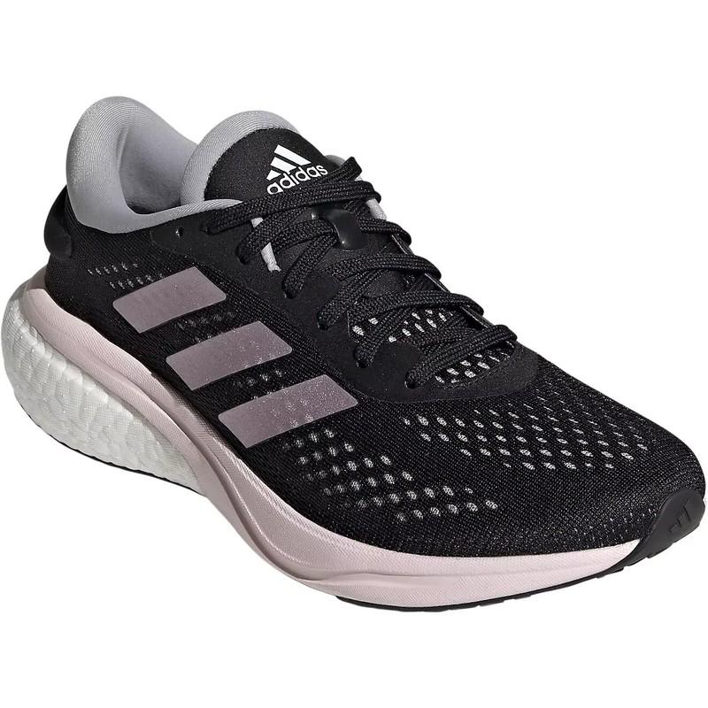 Size 7.5 - Adidas Supernova 2 Core Black/Matte Purple Metallic/Almost Pink