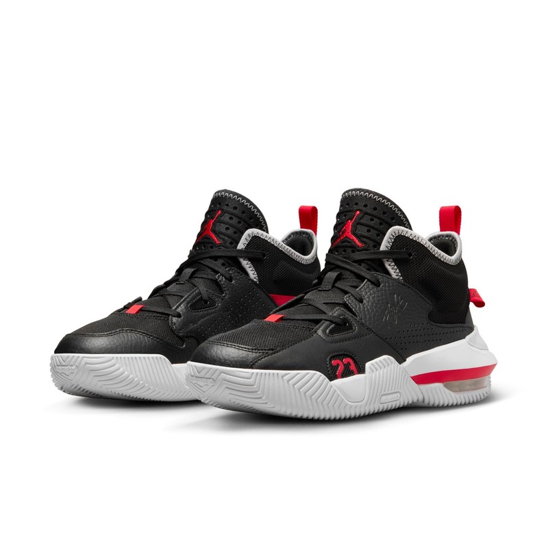Size 7.5 - Jordan Stay Loyal 2 Black University Red