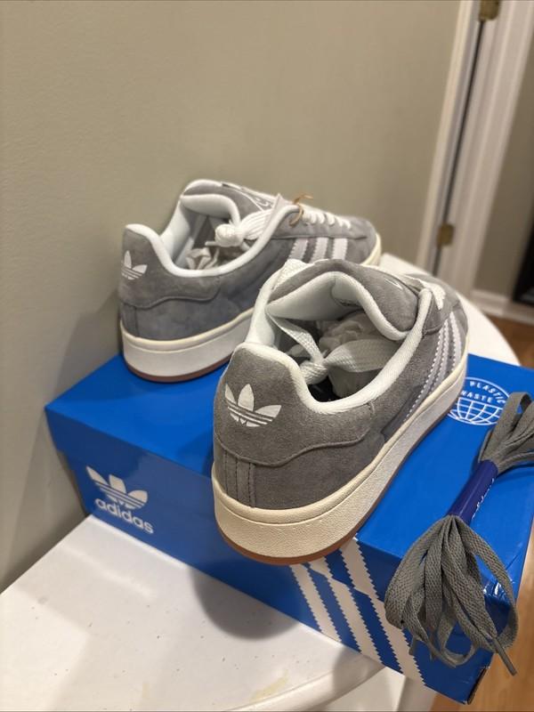 Size 7.5 Women’s - Adidas Campus 00s Gray White Gum