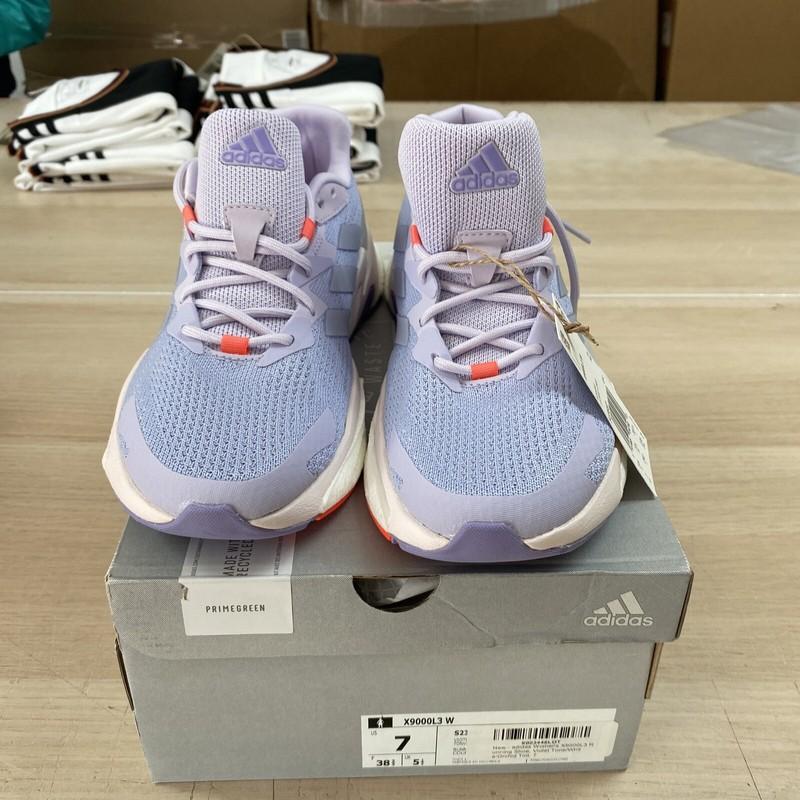 Size 7 - Adidas X9000L3 Violet Tone W