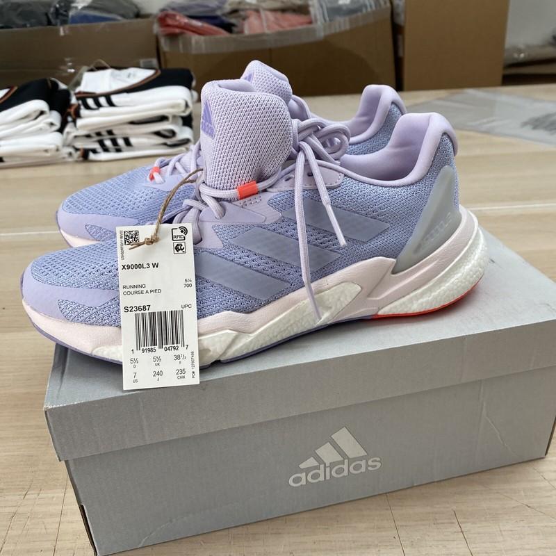 Size 7 - Adidas X9000L3 Violet Tone W