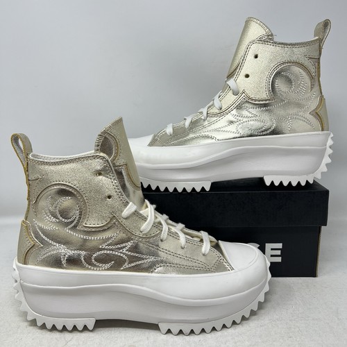 Size 7 - Converse Run Star Hike Platform High Western Embroidery